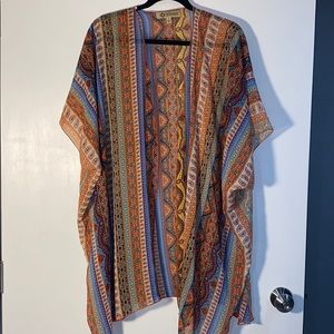 Boho chic sheer jacket